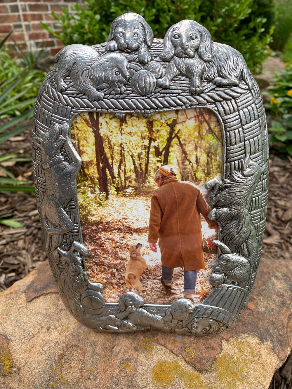 Arthur Court Vintage 1987 Puppy Dog Frame
